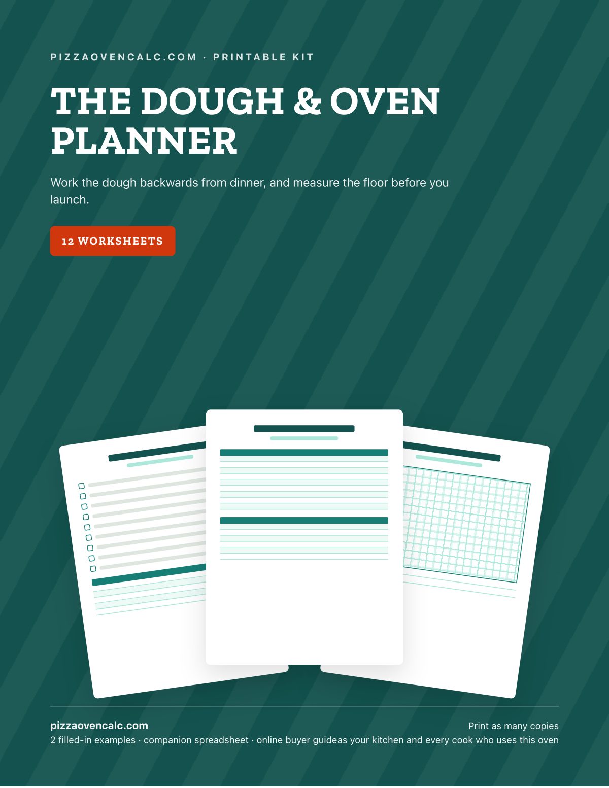The Dough & Oven Planner cover
